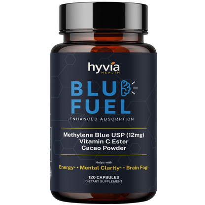 Blue Fuel – Methylene Blue Supplement for Energy, Focus & Mental Clarity (120 Capsules)