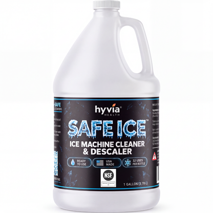 Safe Ice NSF Certified Ice Machine Cleaner and Descaler – Ready to Use Nickel Safe Ice Maker Cleaner, Food Grade Formula, Compatible with All Ice Makers, Made in USA, 32 fl oz (8 Uses)