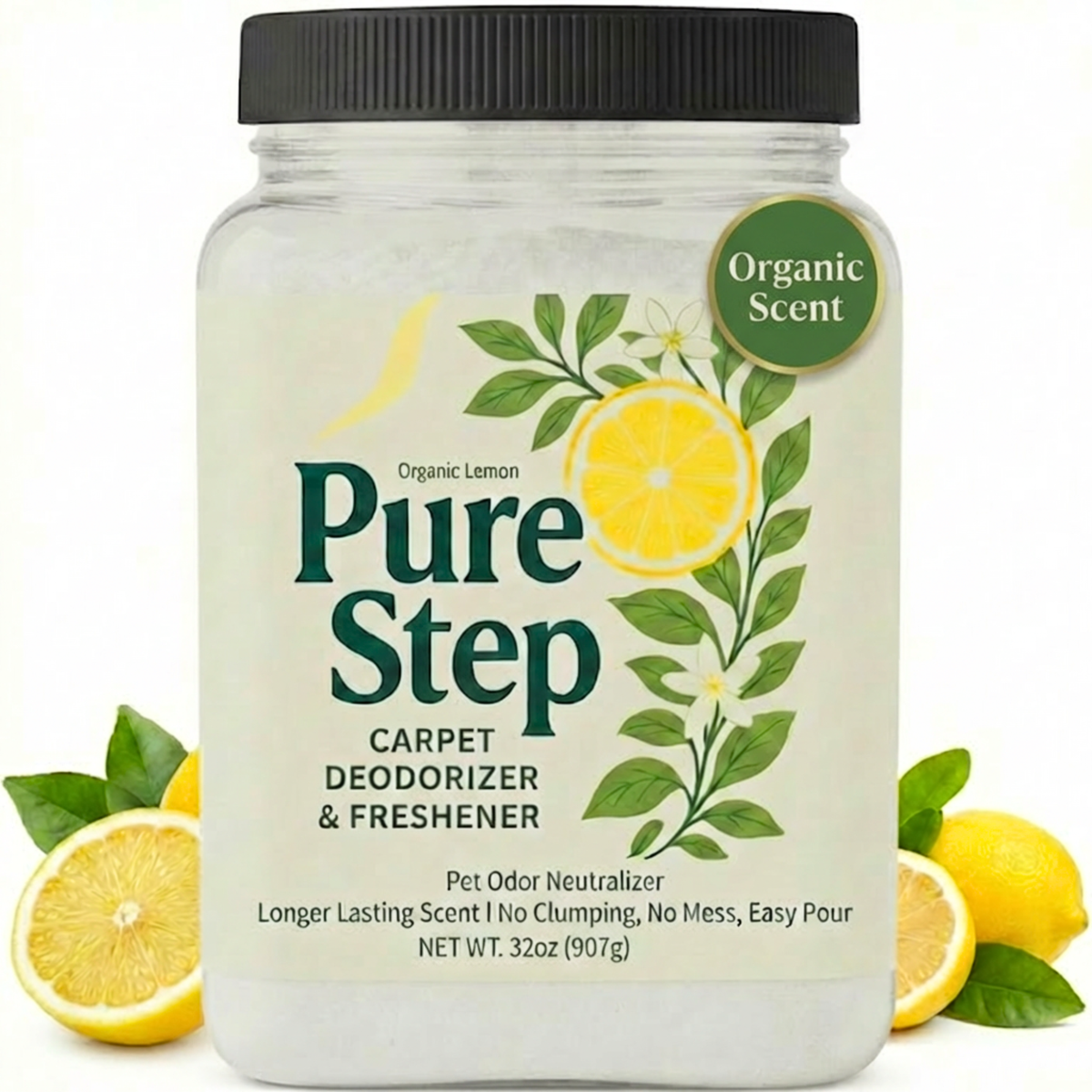 Pure Step Carpet Deodorizer & Refresher – Pet Odor Neutralizer (32 oz)