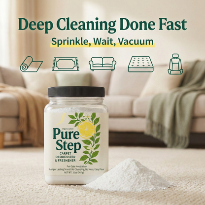 Pure Step Carpet Deodorizer & Refresher – Pet Odor Neutralizer (32 oz)